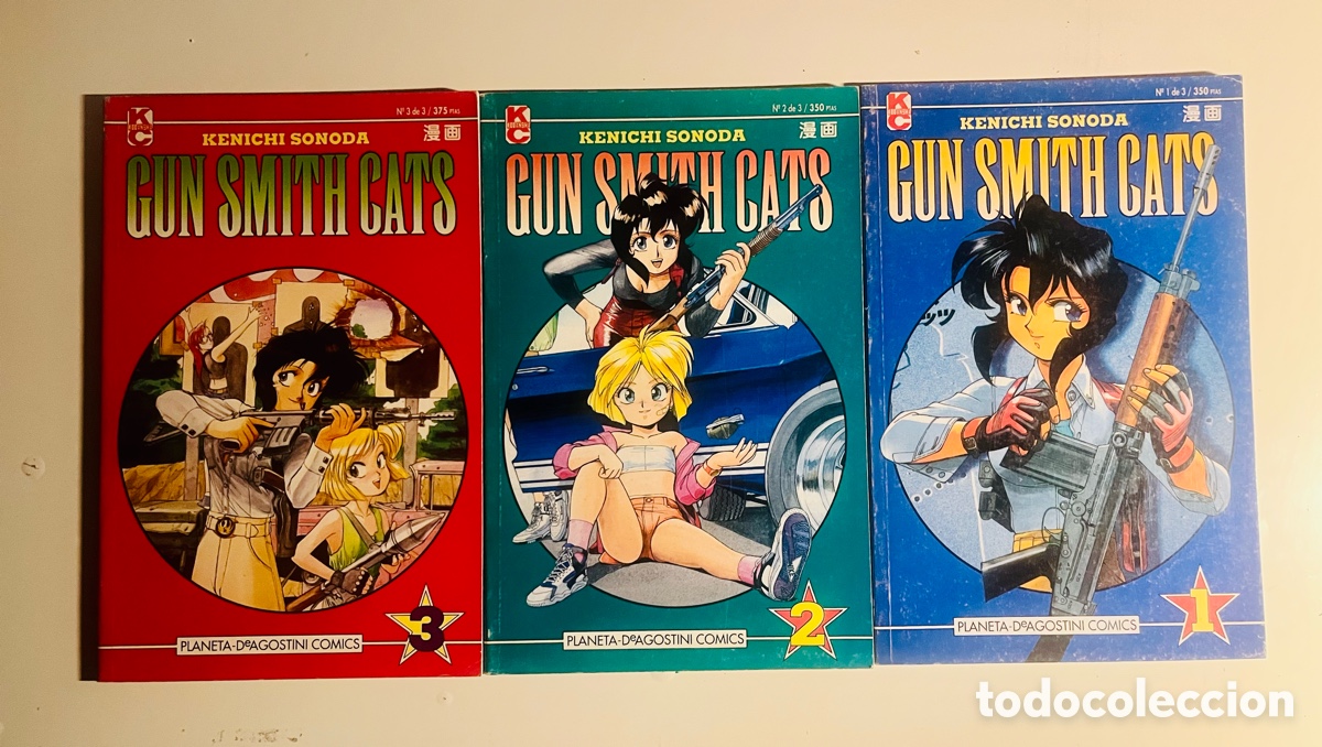 C&oacute;mics: COLECCI&Oacute;N GUN SMITH CATS, 3 N&Uacute;MEROS COMPLETA, (PLANETA DE AGOSTINI) - Foto 1