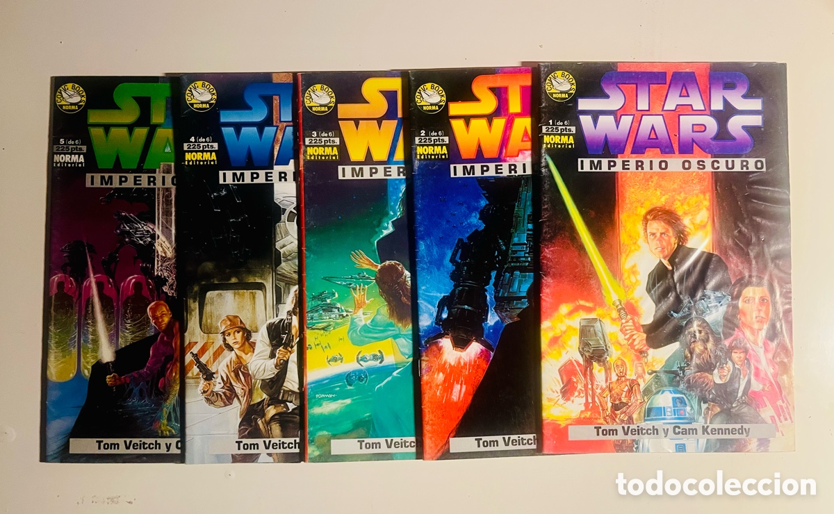 C&oacute;mics: COLECCI&Oacute;N STAR WARS IMPERIO OSCURO, 5 N&Uacute;MEROS DE 6, (NORMA EDITORIAL) - Foto 1