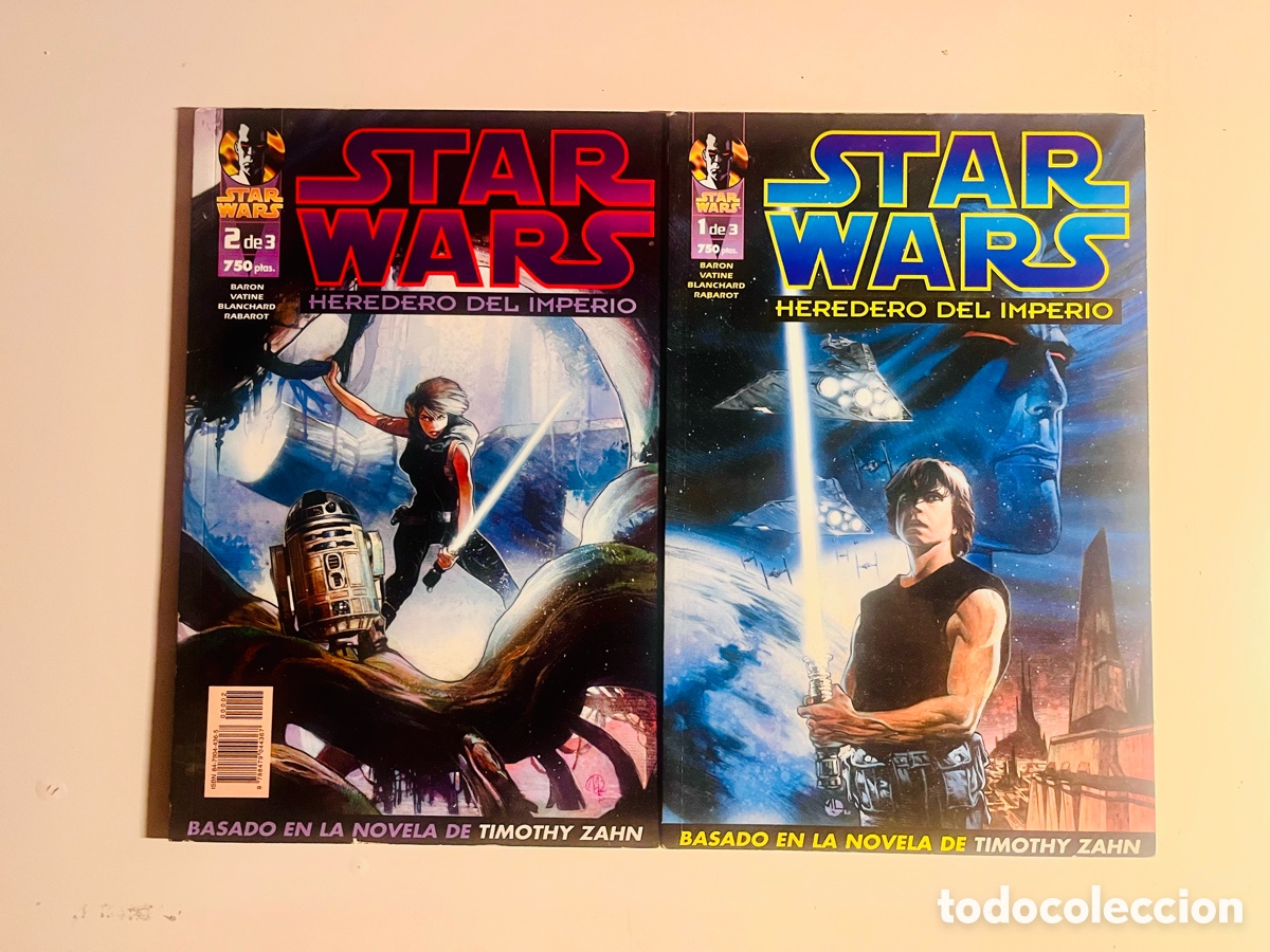 C&oacute;mics: COLECCI&Oacute;N STAR WARS HEREDERO DEL IMPERIO, 2 C&Oacute;MICS DE 3, (NORMA EDITORIAL) - Foto 1