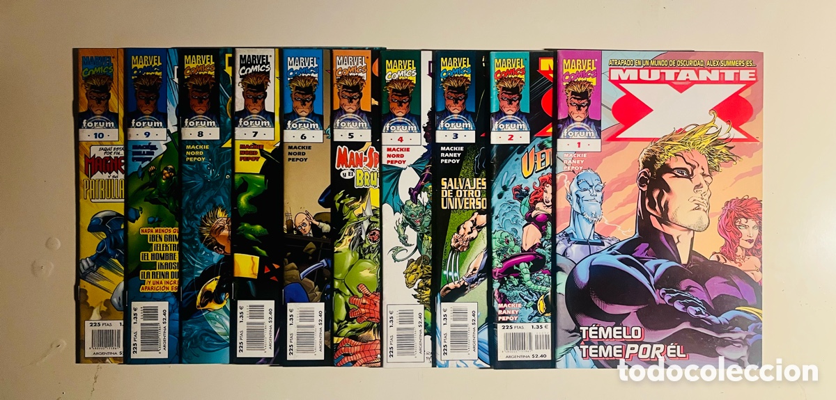 C&oacute;mics: COLECCI&Oacute;N MUTANTE X, 10 N&Uacute;MEROS COMPLETA, (MARVEL COMICS F&Oacute;RUM) - Foto 1