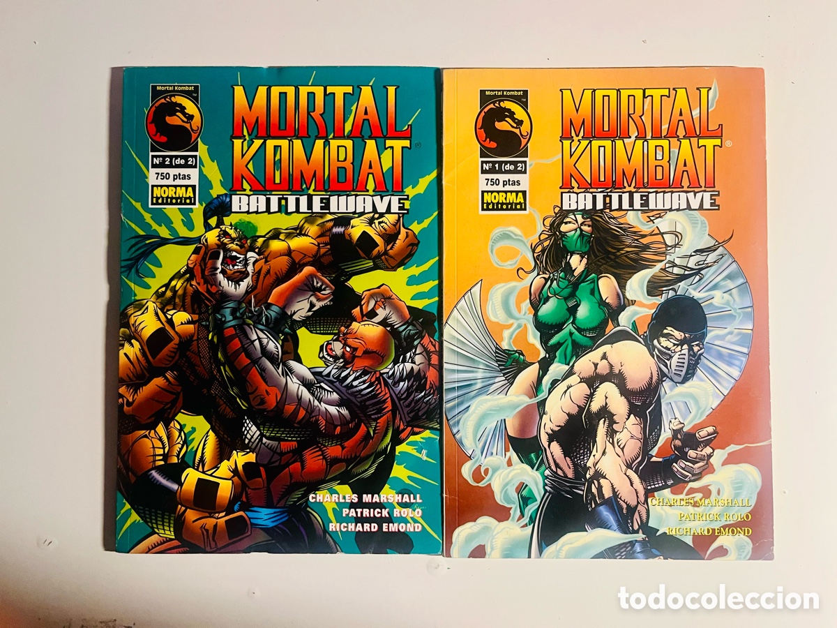 C&oacute;mics: COLECCI&Oacute;N MORTAL KOMBAT, 2 N&Uacute;MEROS COMPLETA, (NORMA EDITORIAL) - Foto 1