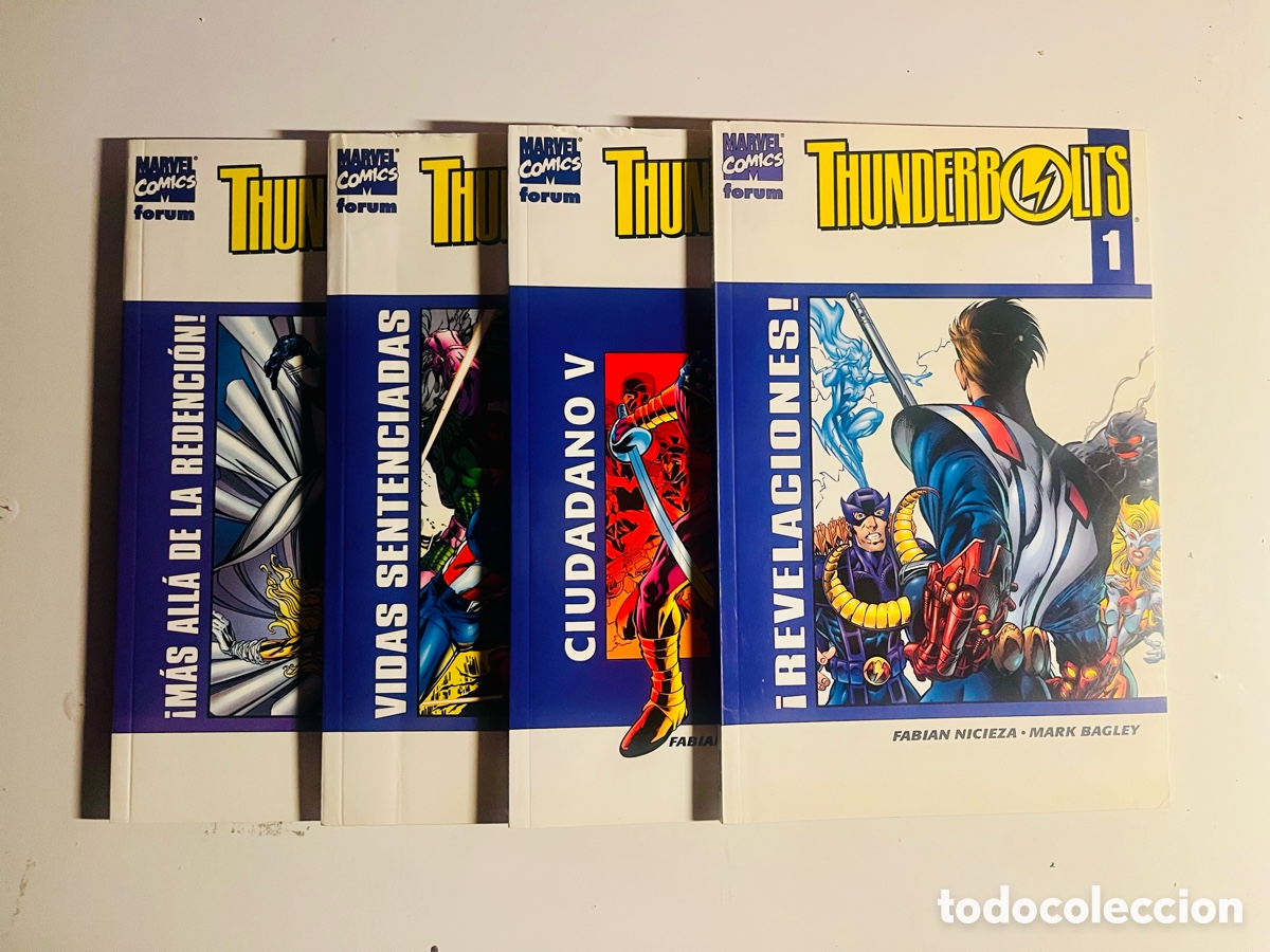 C&oacute;mics: COLECCI&Oacute;N THUNDERBOLTS, 4 PRIMEROS NUMEROS, (MARVEL COMICS F&Oacute;RUM) - Foto 1