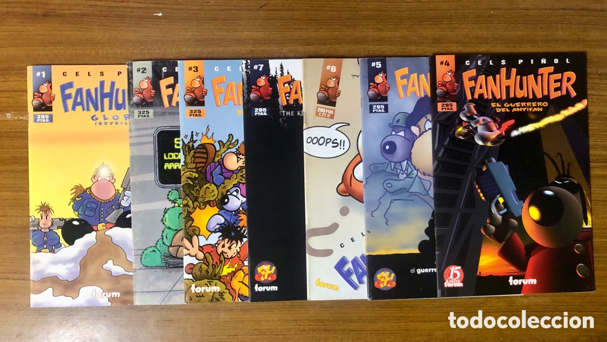 C&oacute;mics: FANHUNTER,CELS PI&Ntilde;OL,COMPLETA 7 EJEMPLARES,(F&Oacute;RUM-PLANETA) - Foto 1