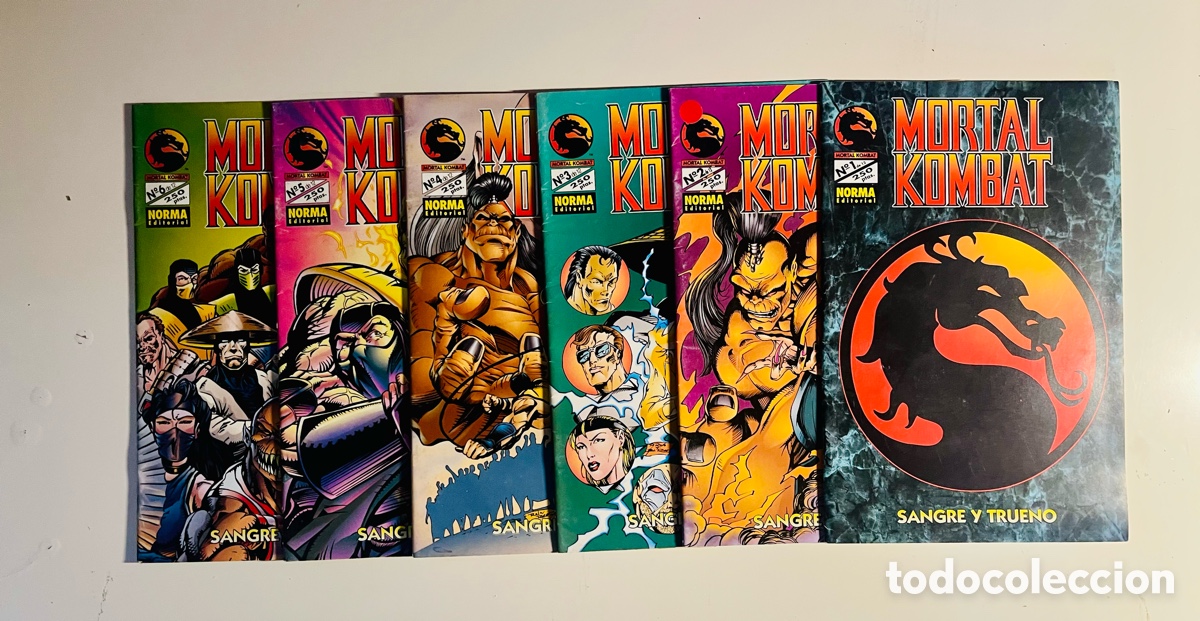 C&oacute;mics: COLECCI&Oacute;N MORTAL KOMBAT, 6 PRIMEROS NUMEROS DE 12, (NORMA EDITORIAL) - Foto 1