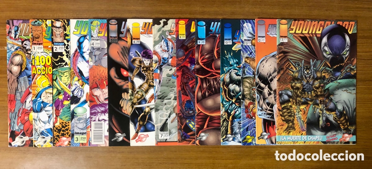 C&oacute;mics: YOUNGBLOOD, ROB LIEFELD, 14 N&Uacute;MEROS COMPLETA, (WORLD COMICS) - Foto 1