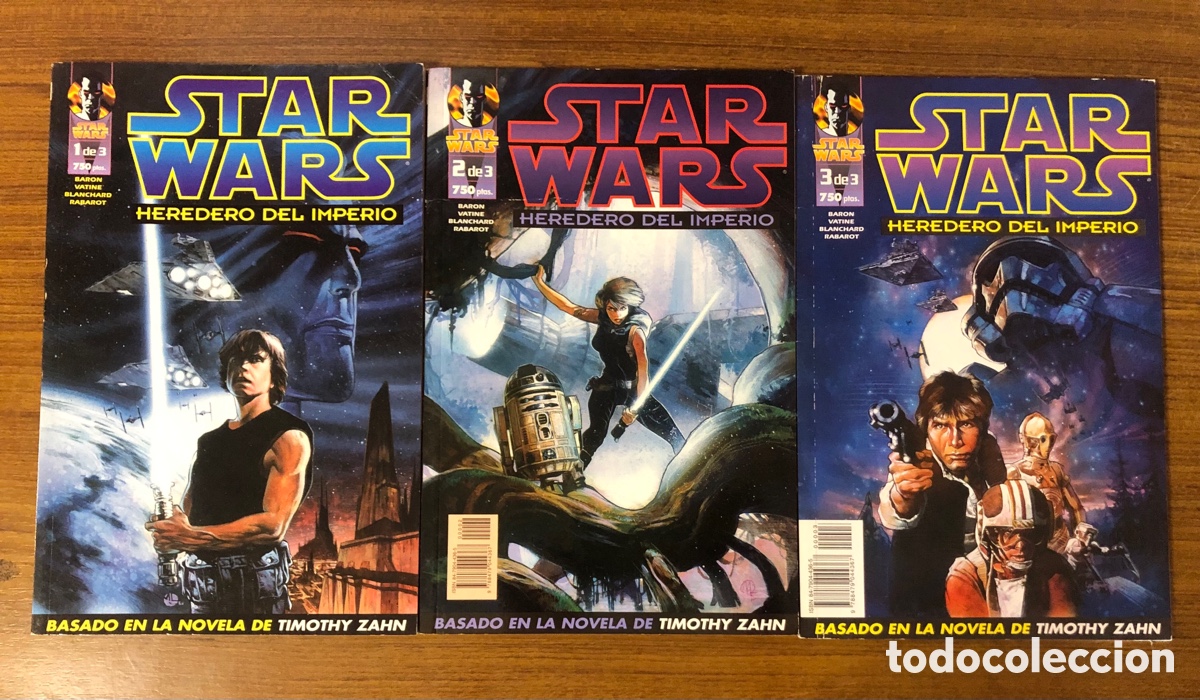 C&oacute;mics: STAR WARS,HEREDERO DEL IMPERIO,COMPLETA 3 EJEMPLARES,( NORMA EDITORIAL) - Foto 1