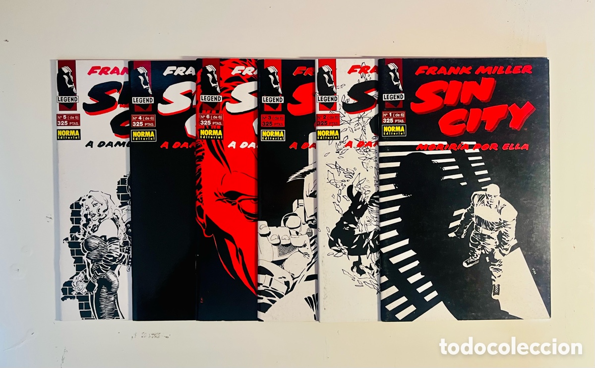 C&oacute;mics: COLECCI&Oacute;N SIN CITY, 6 EJEMPLARES COMPLETA, (NORMA EDITORIAL) - Foto 1