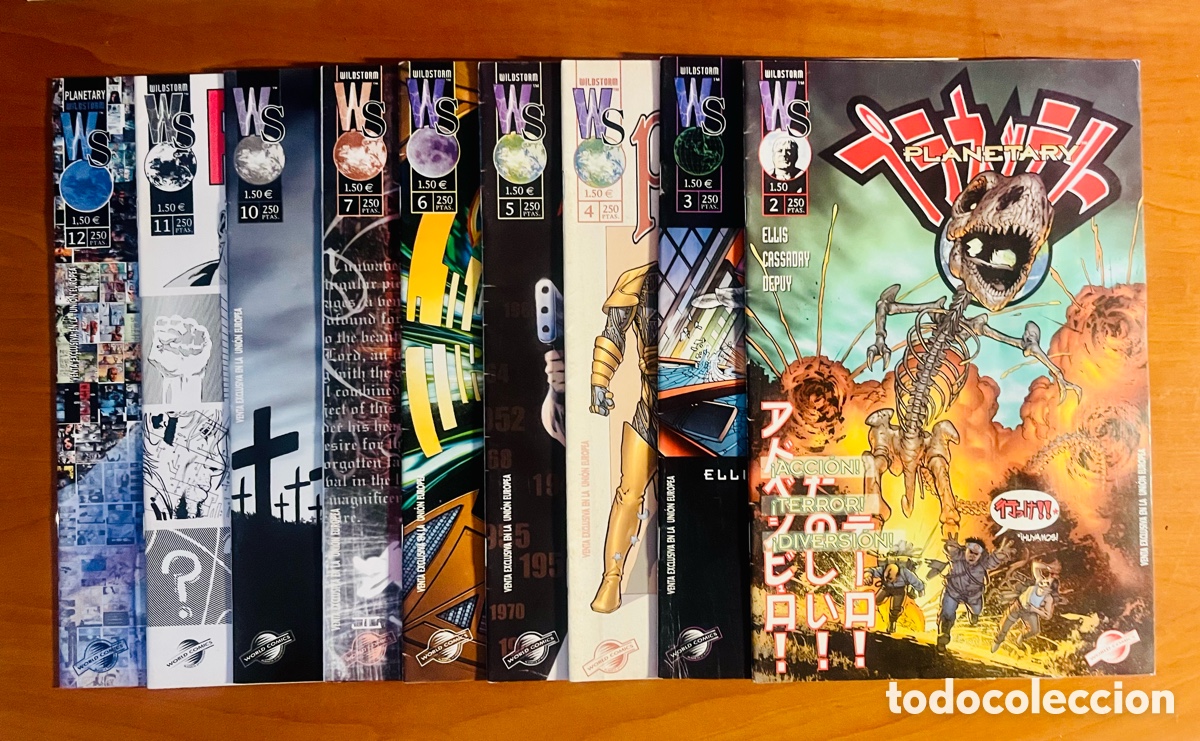 C&oacute;mics: COLECCI&Oacute;N PLANETARY, 9 N&Uacute;MEROS DE 12, (WORLD COMICS) - Foto 1