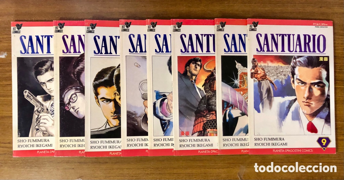 C&oacute;mics: SANTUARIO,8 EJEMPLARES DE 9,(VIZ C&Oacute;MICS-PLANETA DEAGOSTINI) - Foto 1