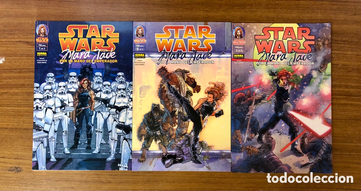 C&oacute;mics: STAR WARS,MARA JADE,COMPLETA 3 EJEMPLARES,(NORMA EDITORIAL) - Foto 1