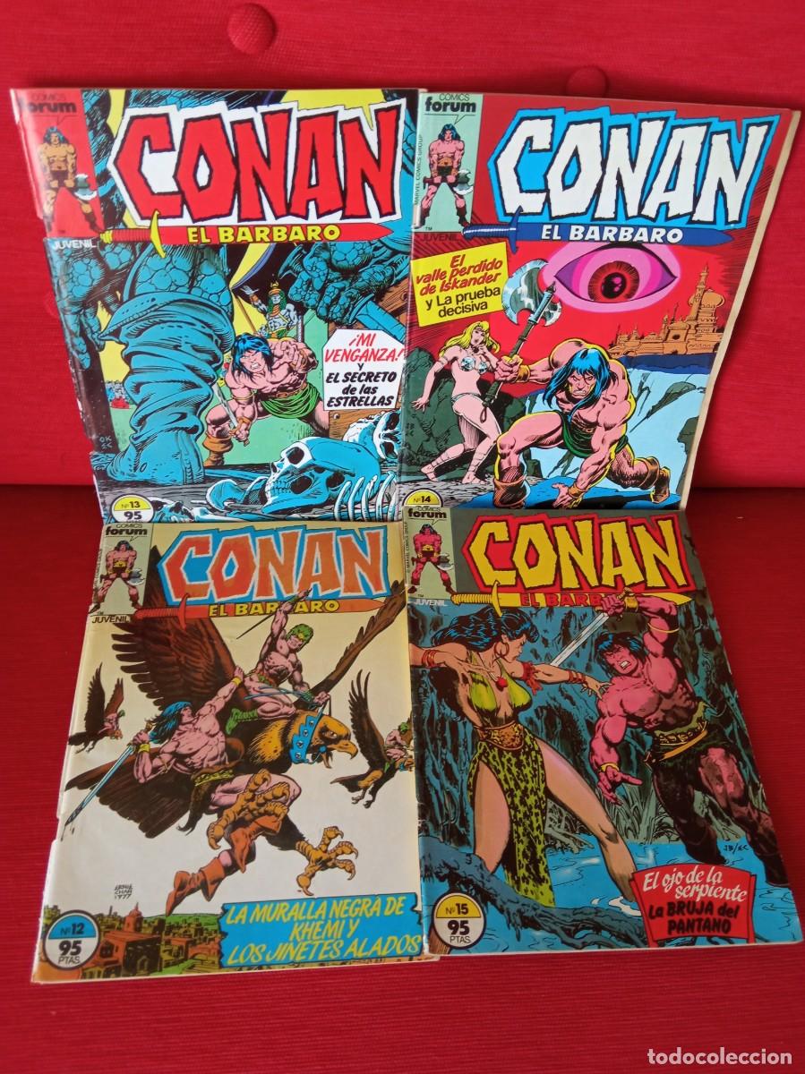 C&oacute;mics: Conan el B&aacute;rbaro. N&uacute;meros 12,13,14 y 15 - Foto 1