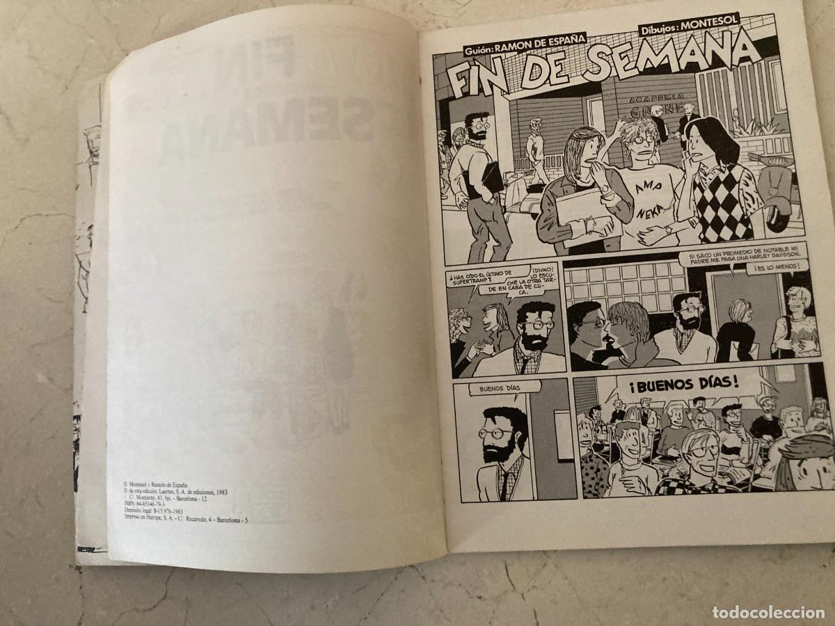 C&oacute;mics: FIN DE SEMANA / MONTESOL Y RAMON DE ESPA&Ntilde;A - LAERTES COMIC 1983 - Foto 5