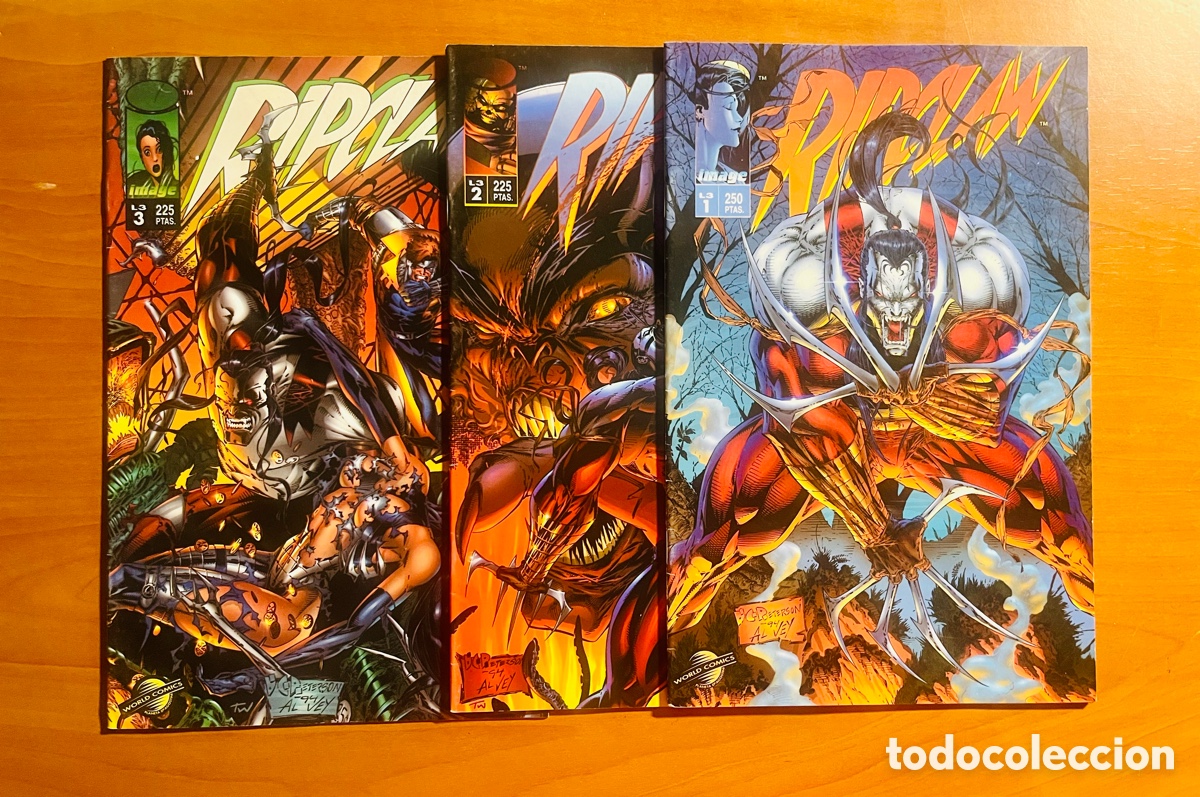 C&oacute;mics: COLECCI&Oacute;N RIPCLAW, 3 N&Uacute;MEROS COMPLETA, (WORLD COMICS), NUEVOS!!! - Foto 1