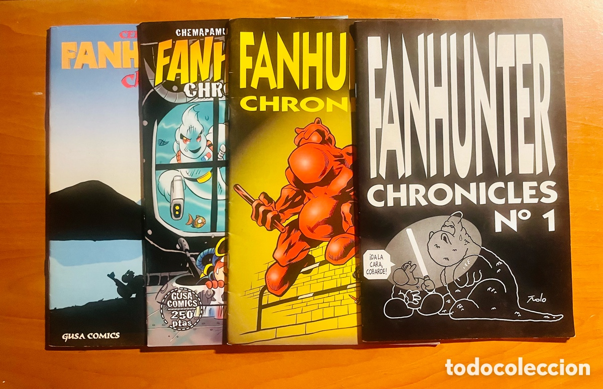 C&oacute;mics: COLECCI&Oacute;N FUNHUNTER CHRONICLES, 4 EJEMPLARES COMPLETA, (CELS PI&Ntilde;OL), NUEVA!!! - Foto 1