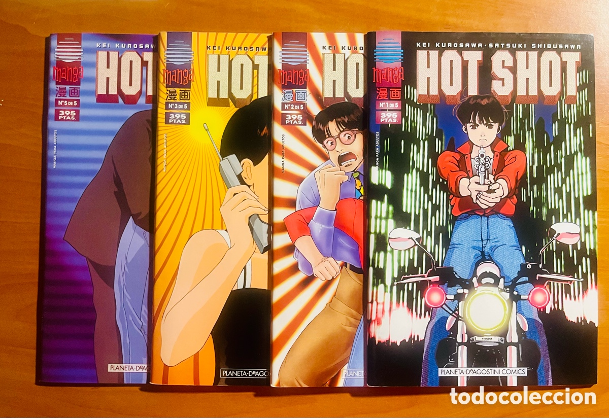 C&oacute;mics: COLECCI&Oacute;N HOT SHOT, 4 N&Uacute;MEROS DE 5, (PLANETA AGOSTINI) - Foto 1