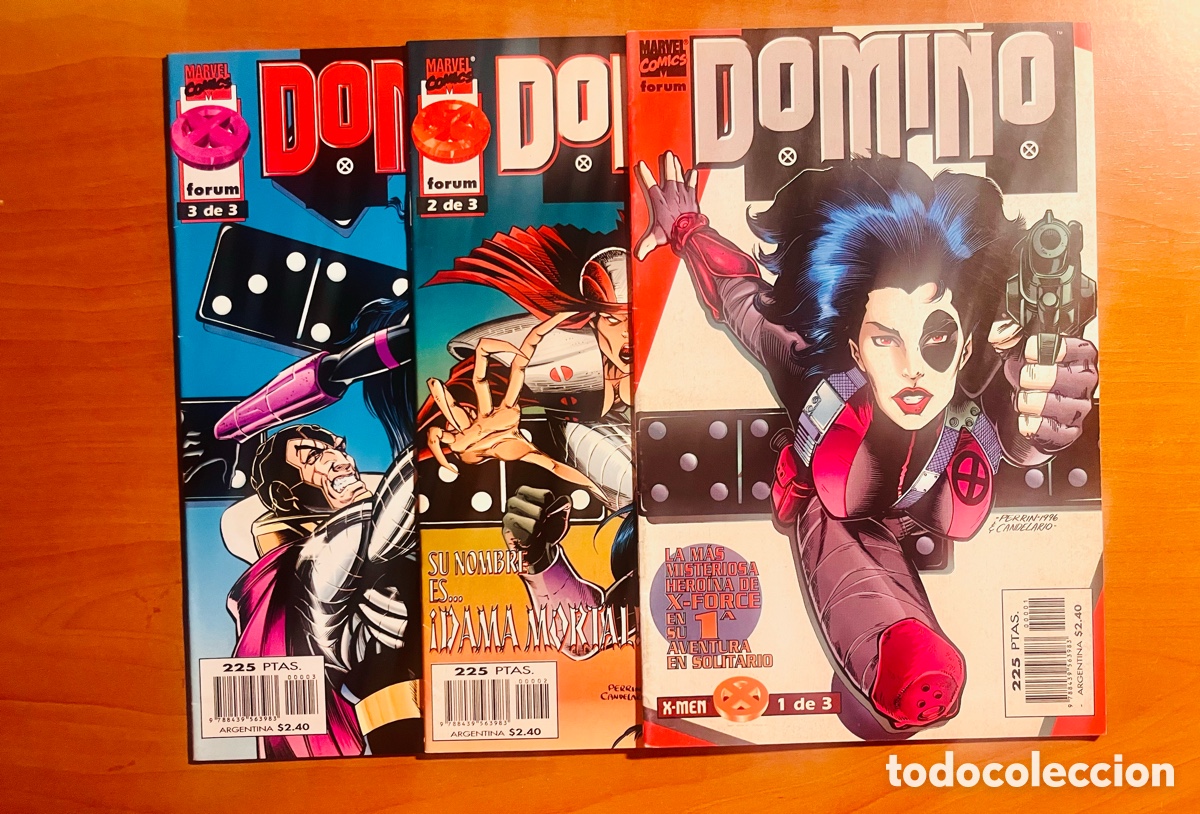 C&oacute;mics: COLECCI&Oacute;N DOMINO, 3 EJEMPLARES COMPLETA, (COMICS F&Oacute;RUM) - Foto 1