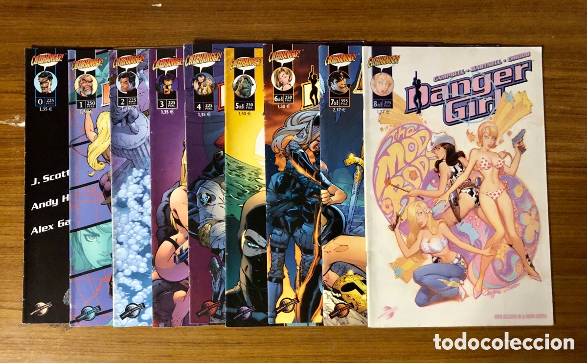 C&oacute;mics: DANGER GIRL,COMPLETA 9 EJEMPLARES,(WORLD COMICS) - Foto 1