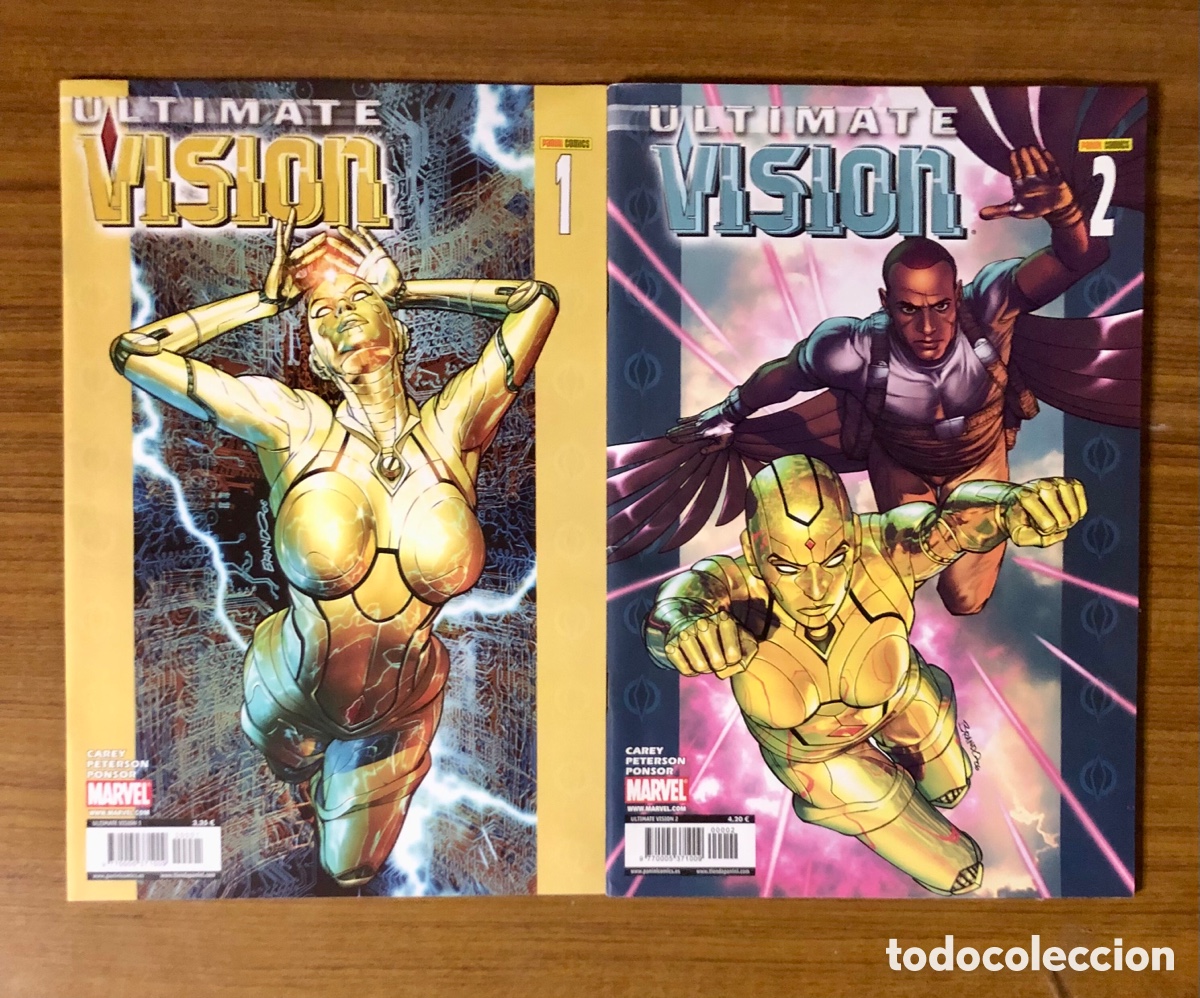 C&oacute;mics: ULT&Iacute;MATE VISI&Oacute;N,2 EJEMPLARES,(PANINI C&Oacute;MICS- MARVEL) - Foto 1
