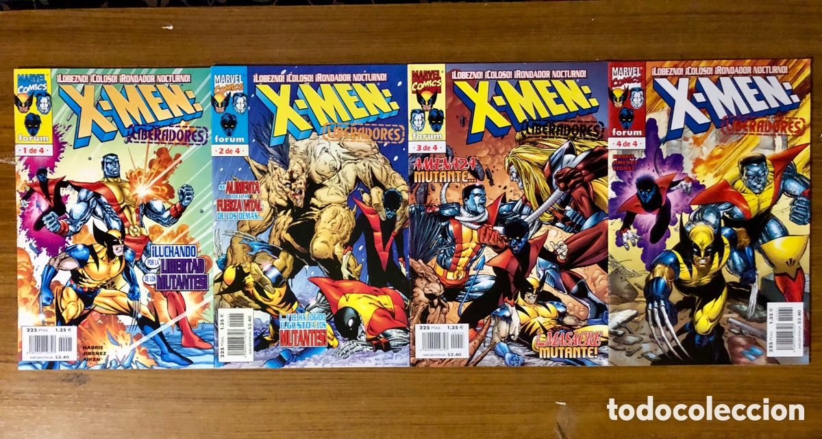 C&oacute;mics: X-MEN LIBERADORES,COMPLETA 4 EJEMPLARES,(F&Oacute;RUM) - Foto 1