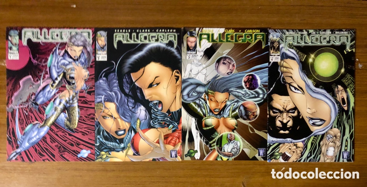 C&oacute;mics: ALLEGRA,COMPLETA 4 EJEMPLARES,(WORLD COMICS- IMAGE) - Foto 1