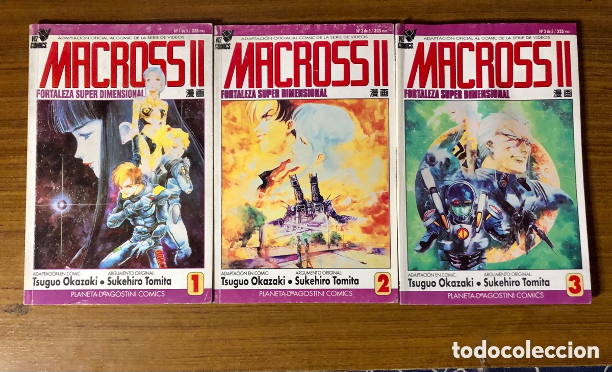 C&oacute;mics: MACROSS II,3 EJEMPLARES,(VIZ C&Oacute;MICS-PLANETA DEAGOSTINI) - Foto 1