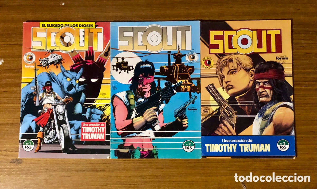 C&oacute;mics: SCOUT,3 EJEMPLARES,(ECLIPSE C&Oacute;MICS-FORUM) - Foto 1