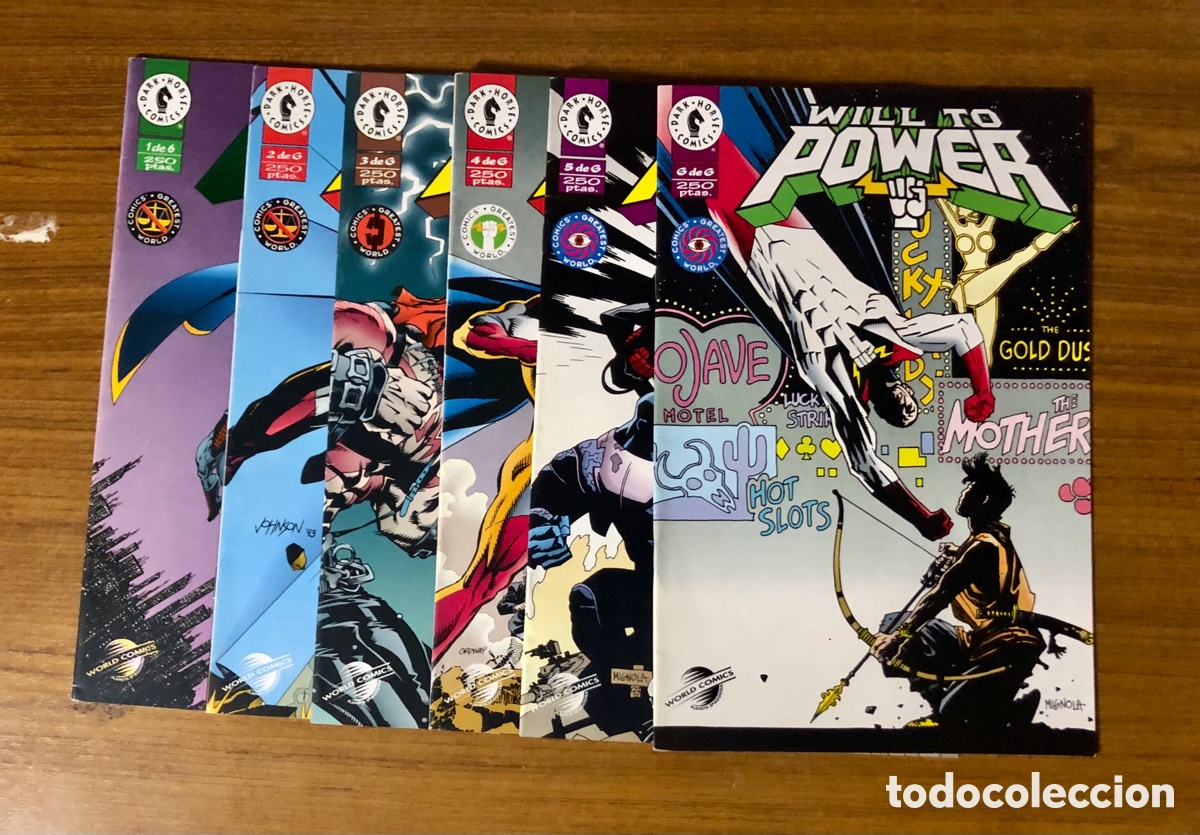 C&oacute;mics: WILL TO POWER,COMPLETA 6 EJEMPLARES,(WORLD COMICS) - Foto 1