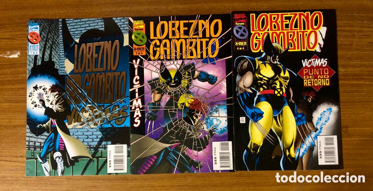 C&oacute;mics: LOBEZNO GAMBITO,3 EJEMPLARES,(F&Oacute;RUM) - Foto 1