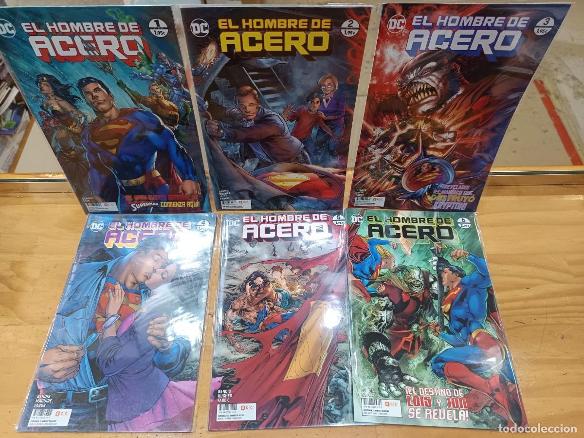 C&oacute;mics: El Hombre de Acero. 6 ejemplares completa. Ecc Ediciones - Foto 1
