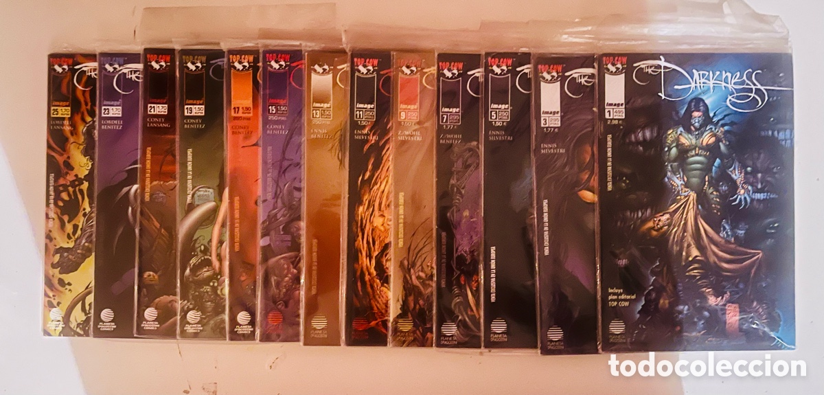 C&oacute;mics: COLECCI&Oacute;N DARKNESS, 26 EJEMPLARES COMPLETA, (PLANETA AGOSTINI COMICS), NUEVA!!! - Foto 1