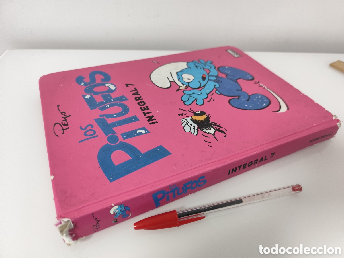C&oacute;mics: C&oacute;mics. LOS PITUFOS. INTEGRAL 7 - Peyo (Carton&eacute;) EXTERIORMENTE DA&Ntilde;ADO - Foto 4