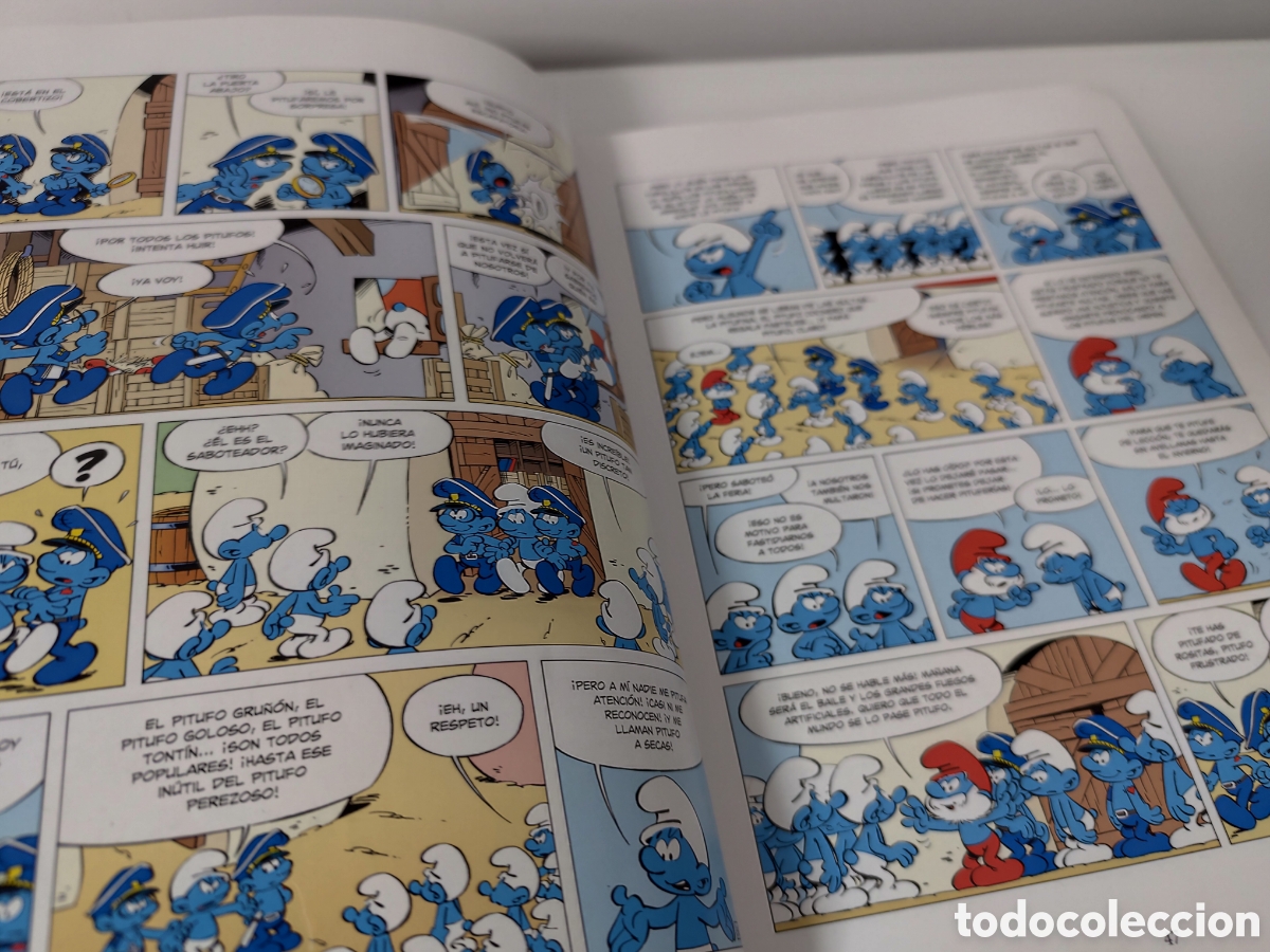 C&oacute;mics: C&oacute;mics. LOS PITUFOS. INTEGRAL 7 - Peyo (Carton&eacute;) EXTERIORMENTE DA&Ntilde;ADO - Foto 9