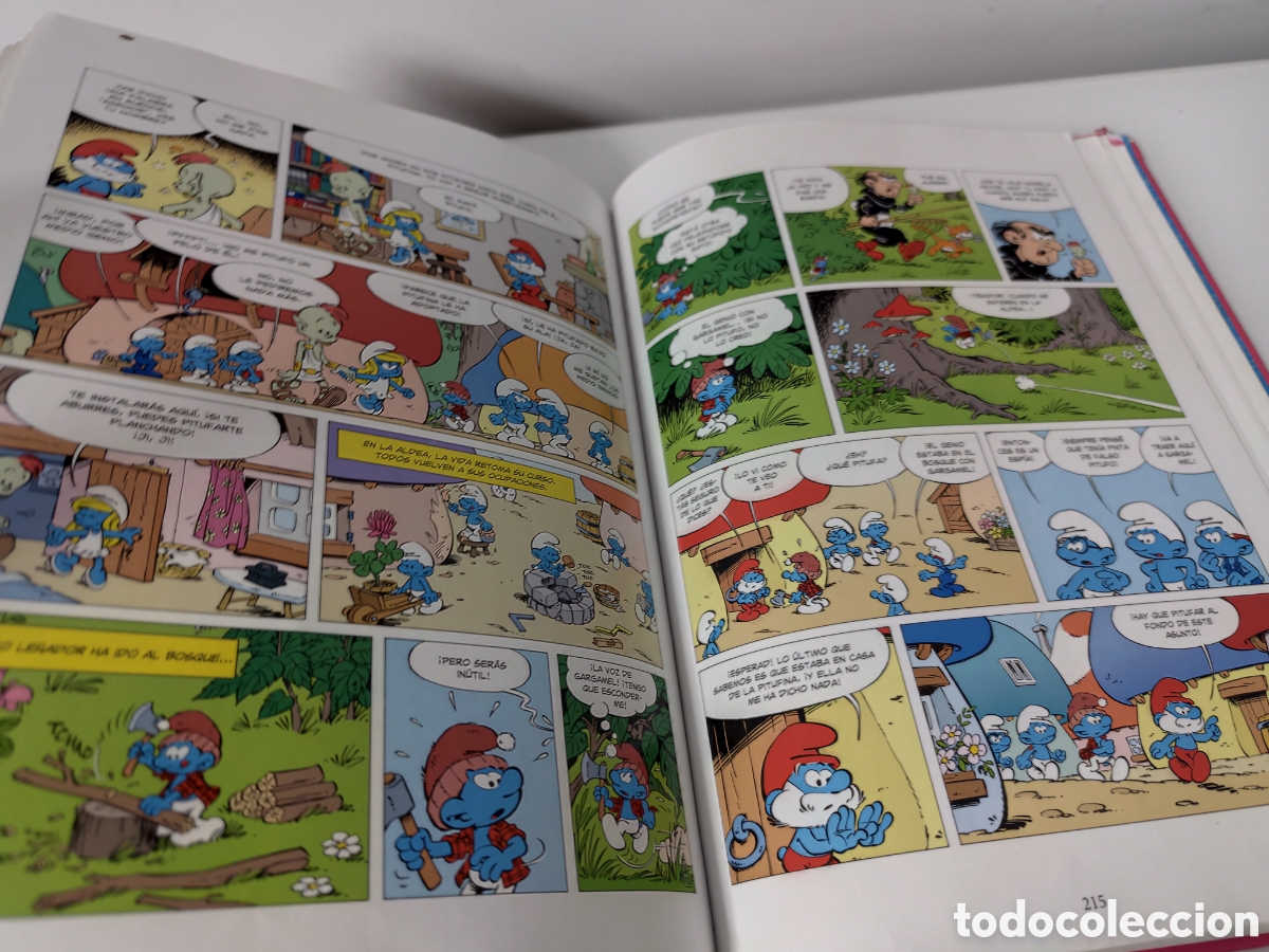 C&oacute;mics: C&oacute;mics. LOS PITUFOS. INTEGRAL 7 - Peyo (Carton&eacute;) EXTERIORMENTE DA&Ntilde;ADO - Foto 13