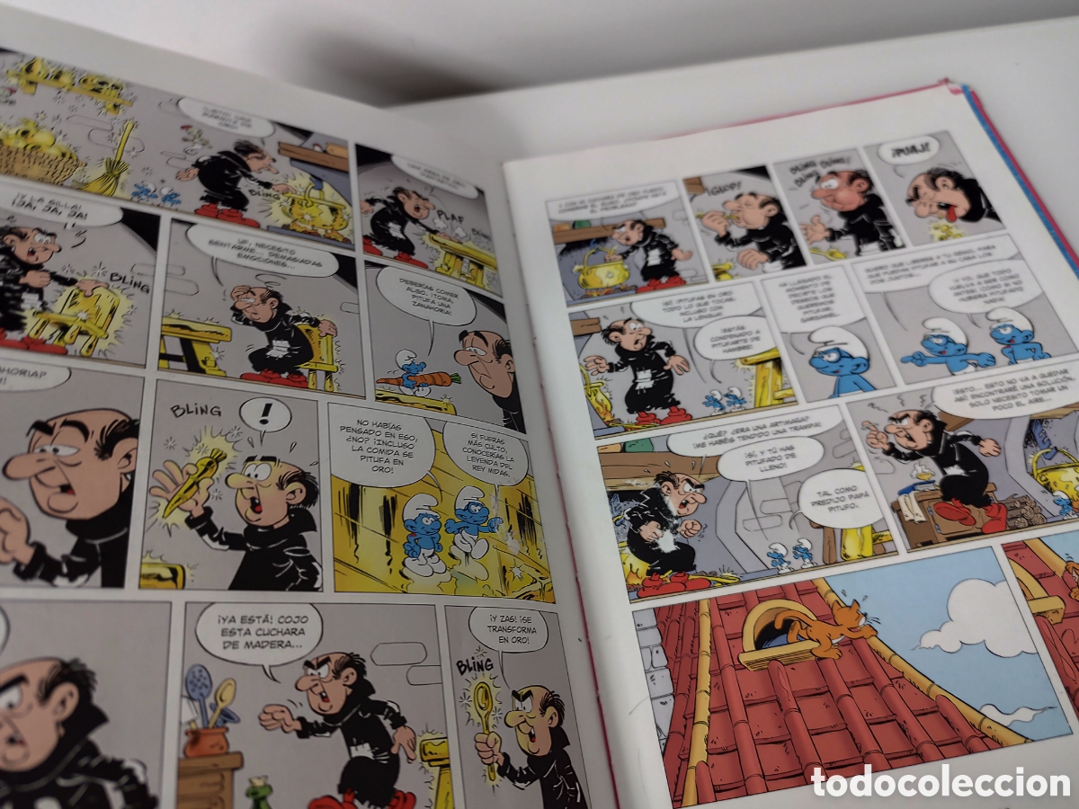 C&oacute;mics: C&oacute;mics. LOS PITUFOS. INTEGRAL 7 - Peyo (Carton&eacute;) EXTERIORMENTE DA&Ntilde;ADO - Foto 14