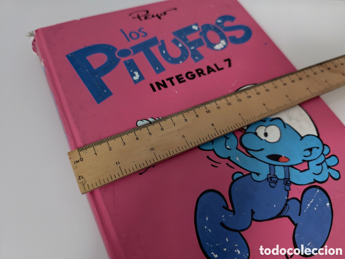 C&oacute;mics: C&oacute;mics. LOS PITUFOS. INTEGRAL 7 - Peyo (Carton&eacute;) EXTERIORMENTE DA&Ntilde;ADO - Foto 22