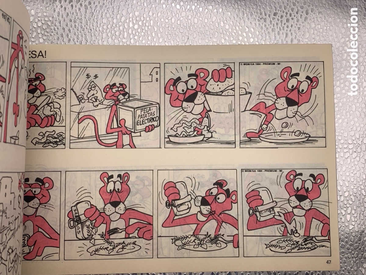 C&oacute;mics: La Pantera Rosa Comics. N&ordm; 1. Editorial Parram&oacute;n. 1986 - Foto 2