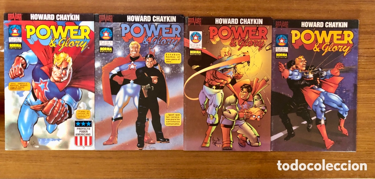 C&oacute;mics: POWER & GLORY,4 EJEMPLARES COMPLETA,(NORMA EDITORIAL) - Foto 1