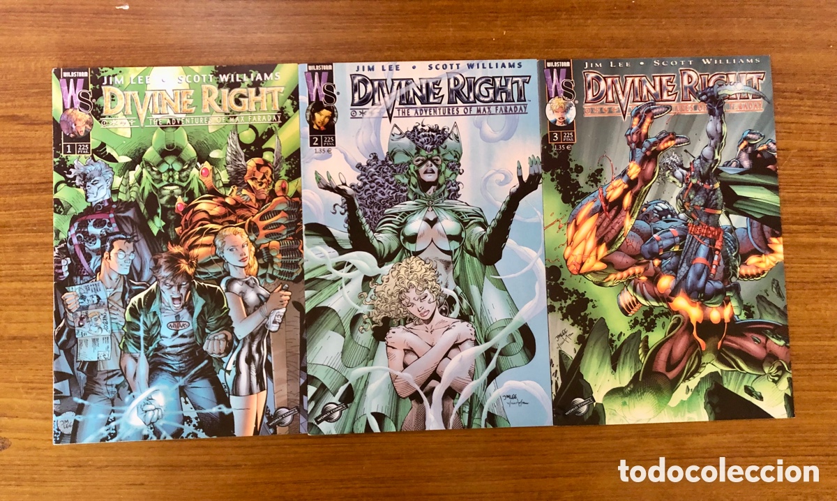C&oacute;mics: DIVINE RIGHT,3 EJEMPLARES,(WORLD COMICS) - Foto 1