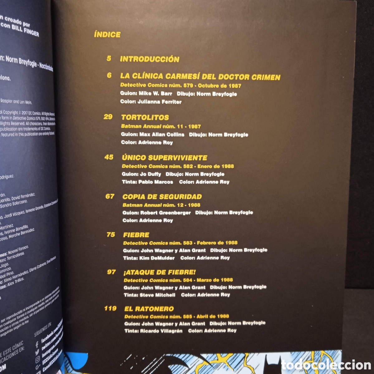 C&oacute;mics: BATMAN NOCT&Aacute;MBULOS - NORM BREYFOGLE Y VARIOS GUIONISTAS - ECC 2017 #K4 - Foto 4
