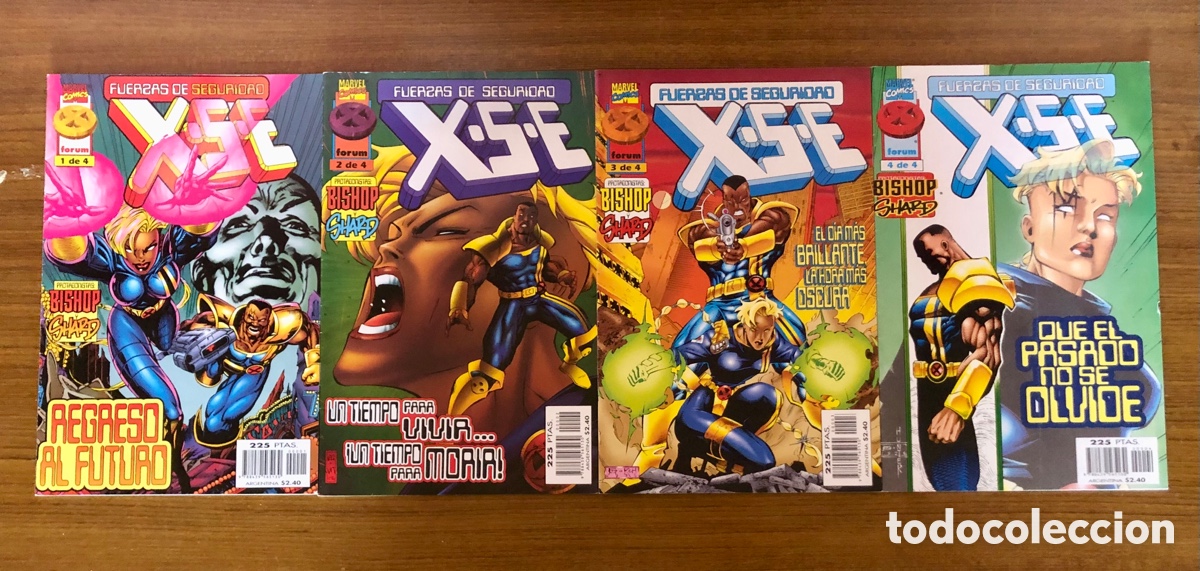 C&oacute;mics: X.S.E FUERZAS DE SEGURIDAD,COMPLETA 4 EJEMPLARES,(MARVEL C&Oacute;MICS-FORUM) - Foto 1