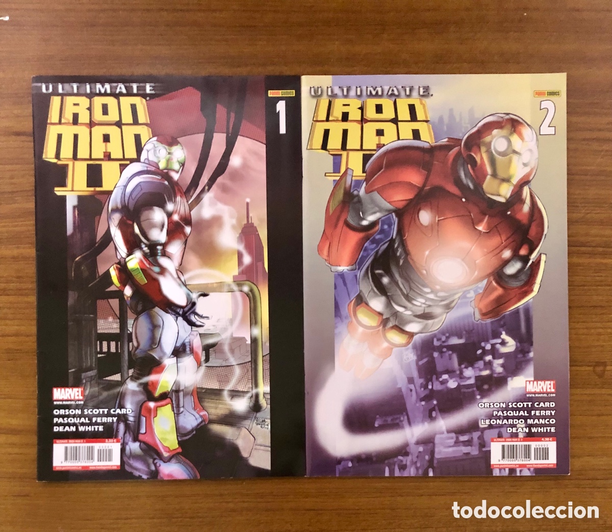 C&oacute;mics: IRON MAN,COMPLETA 2 EJEMPLARES,(PANINI COMICS) - Foto 1