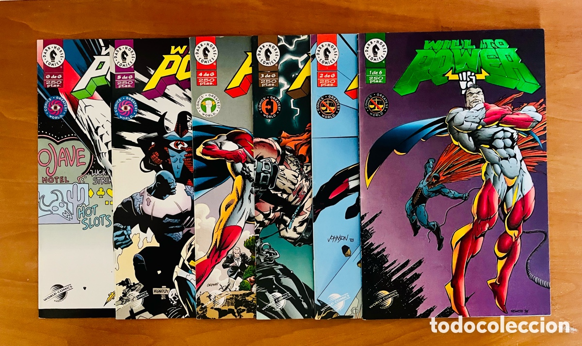 C&oacute;mics: WILL TO POWER,COMPLETA 6 EJEMPLARES,(WORLD COMICS) - Foto 1