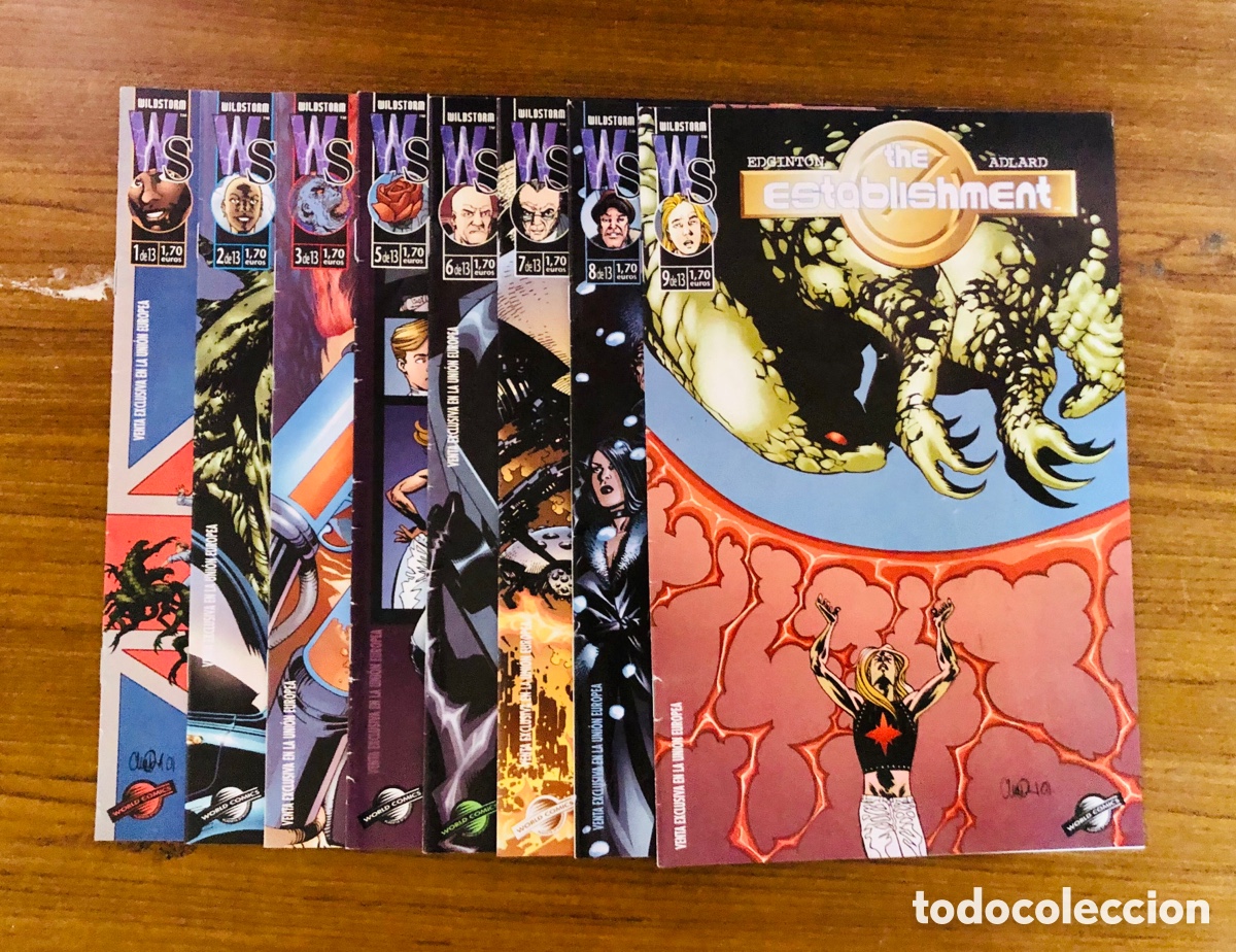 C&oacute;mics: THE ESTABLISHMENT,8 EJEMPLARES DE 13,(WOLRD C&Oacute;MICS) - Foto 1