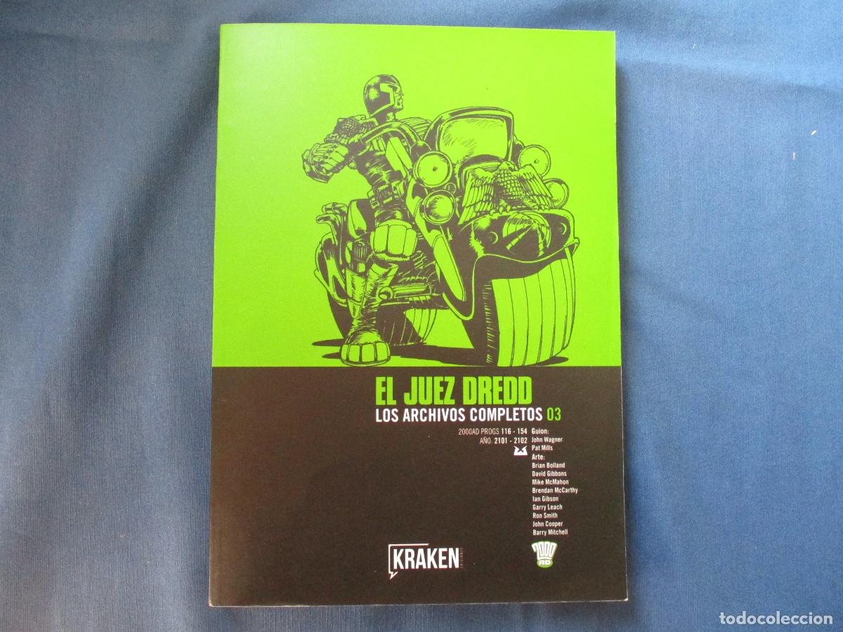 C&oacute;mics: 2000 AD / JUEZ DREDD LOS ARCHIVOS COMPLETOS - INTEGRAL N.&ordm; 3 - KRAKEN EDICIONES - Foto 1
