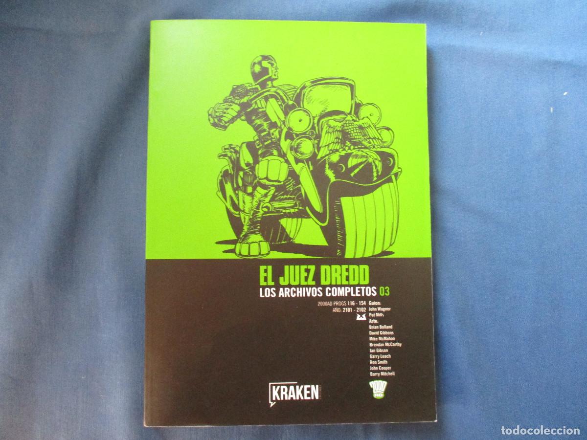 C&oacute;mics: 2000 AD / JUEZ DREDD LOS ARCHIVOS COMPLETOS - INTEGRAL N.&ordm; 3 - KRAKEN EDICIONES - Foto 2