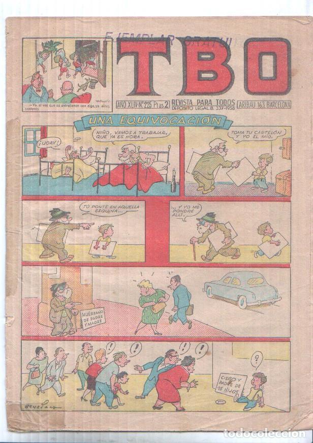 Fumetti: TBO numero 225: Una equivocacion (Benejam) - Varios