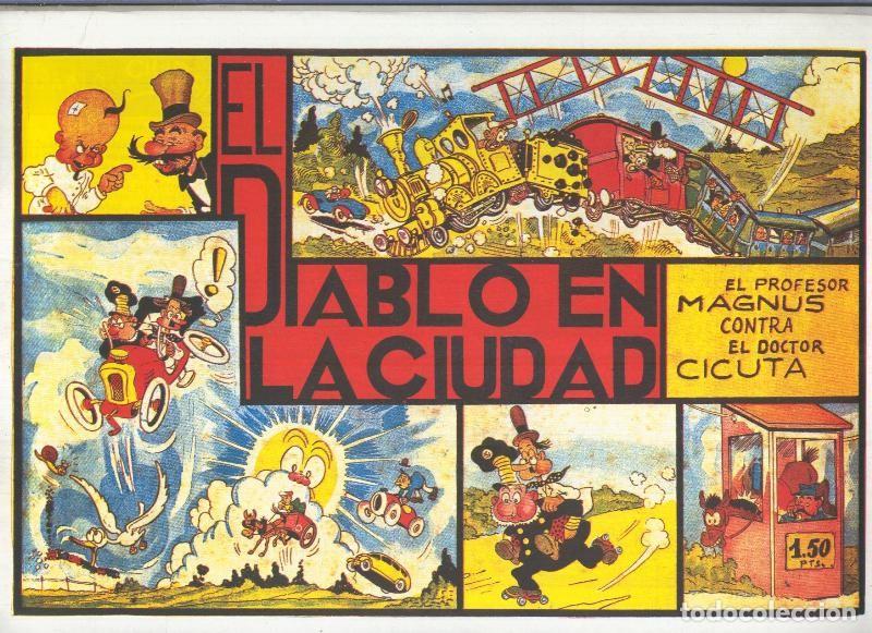 Fumetti: Facsimil El Profesor Magnus contra Dr.Cicuta : El diablo en la ciudad - Erik