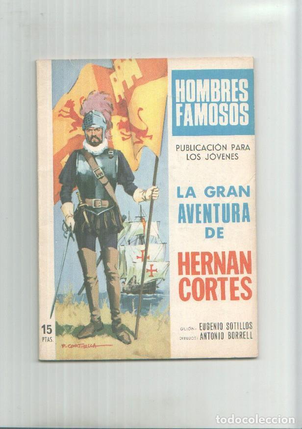 Comics: Hombres Famosos numero 01: Hernan Cortes (Antonio Borrell) - Varios