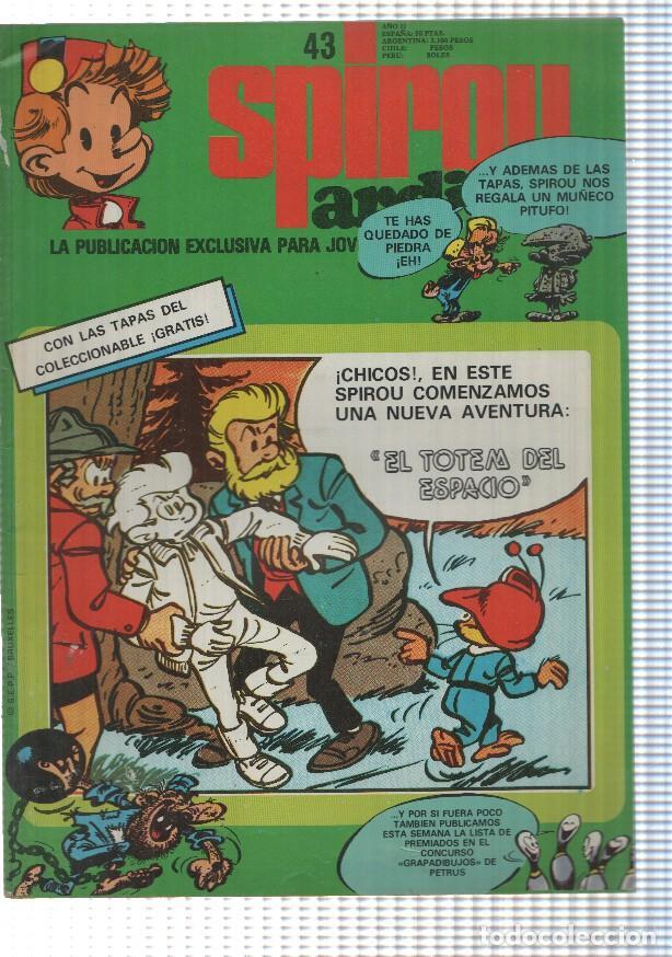C&oacute;mics: fasciculo: Spirou ardilla numero 43: falta pliego central paginas 17/20