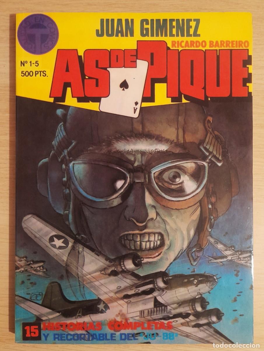 C&oacute;mics: As De Pique - Retapado del 1 al 5 - Toutain - Foto 1